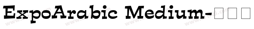 ExpoArabic Medium字体转换
